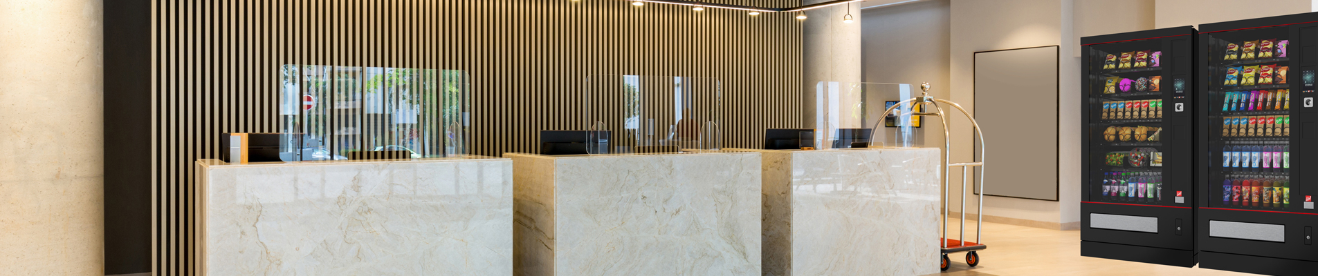 Automaten in einer Hotellobby