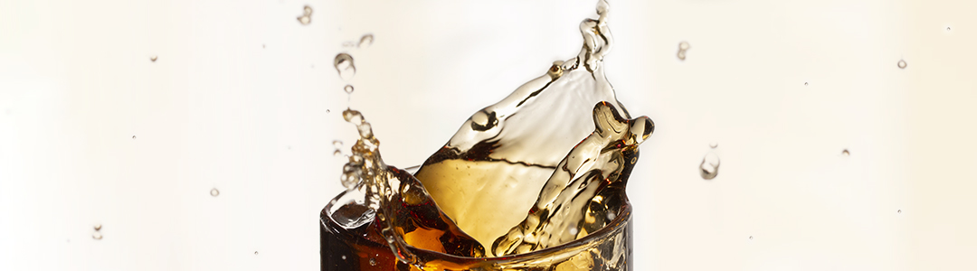 Sich aufschäumende Cola