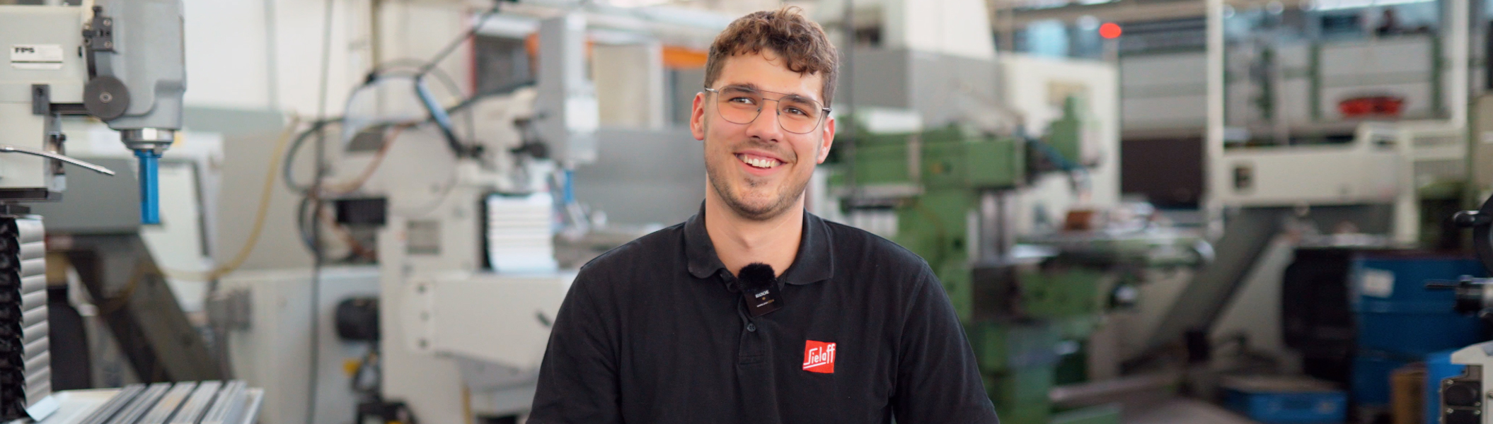 Ein Industriemechaniker