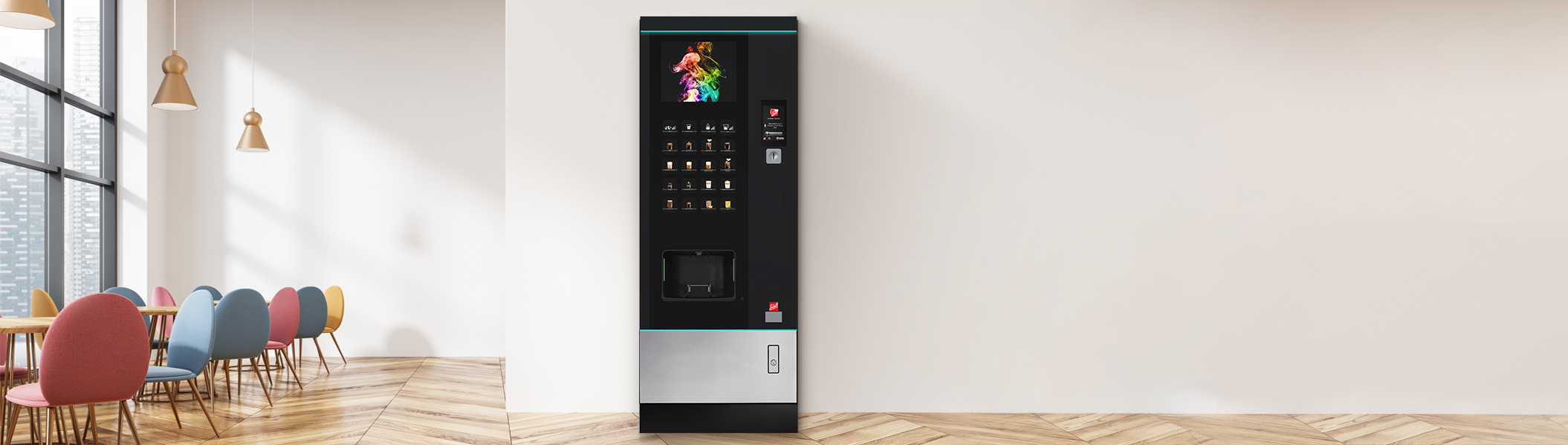 Ein SiLine HG TS7 Heißgetränkeautomat