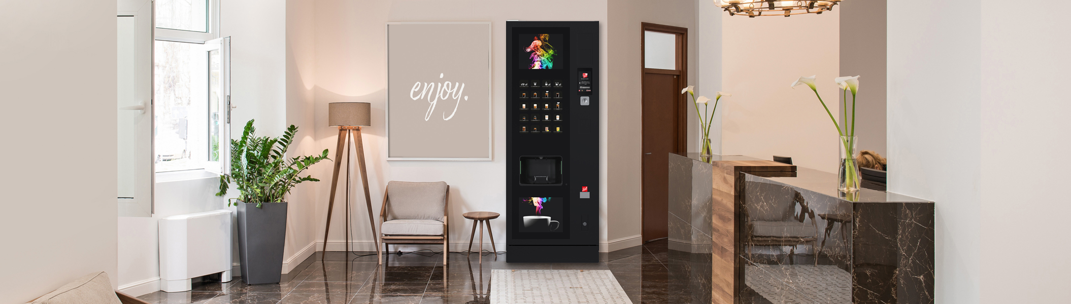 Ein SiLine HG TS27 Heißgetränkeautomat